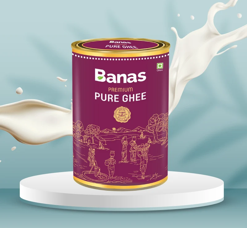 Banas Premium Ghee 1 ltr Tin